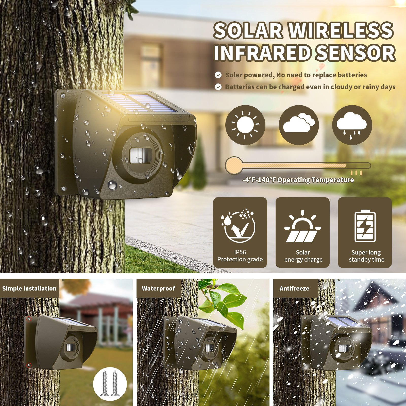 Hot Sell Driveway alarm safe house alarm system safety alarme anti intrusion pour maison