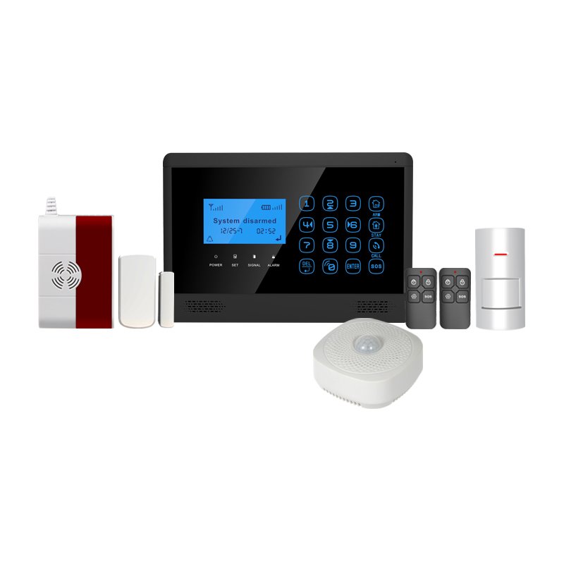 Professional GSM alarm host system with LCD display and touchkeypad YL-007M2BX sistema de alarma de robo