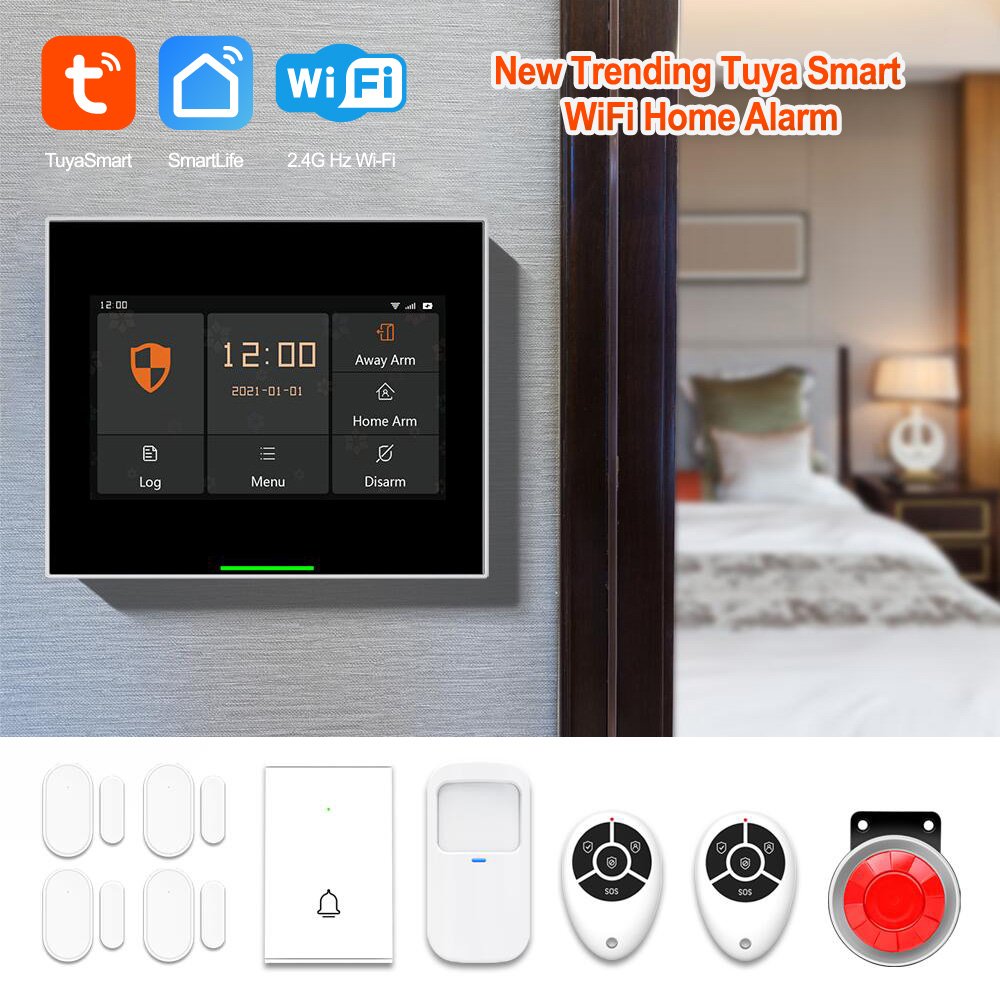 New Trending Tuya Smart GSM WiFi Home Alarms Work with Tuyasmart APP PST-H502