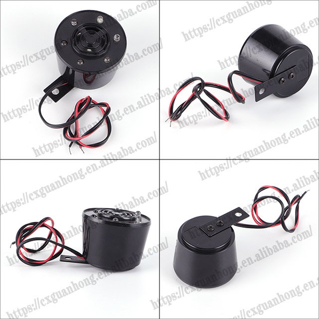 105 dB Car buzzer piezo siren 6 Tone with LED