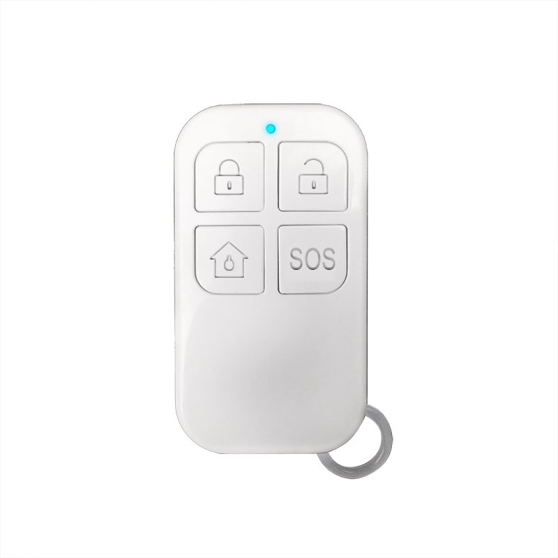 4 Key Chain Remote Fixed Code For PG103 / G30 / G50 / G60 / T90 Home Burglar Alarm System 433MHz Wireless Remote Control