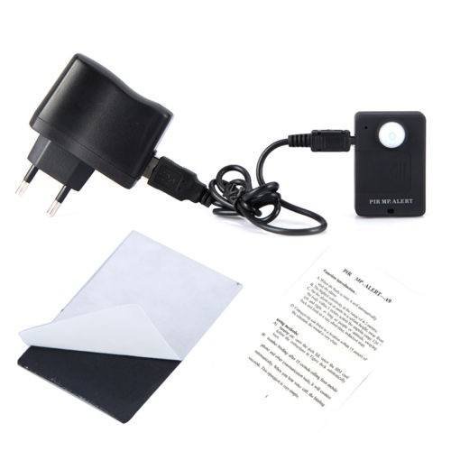 Mini Wireless PIR Infrared Sensor Motion Detector GSM Alarm System Anti-theft black A9