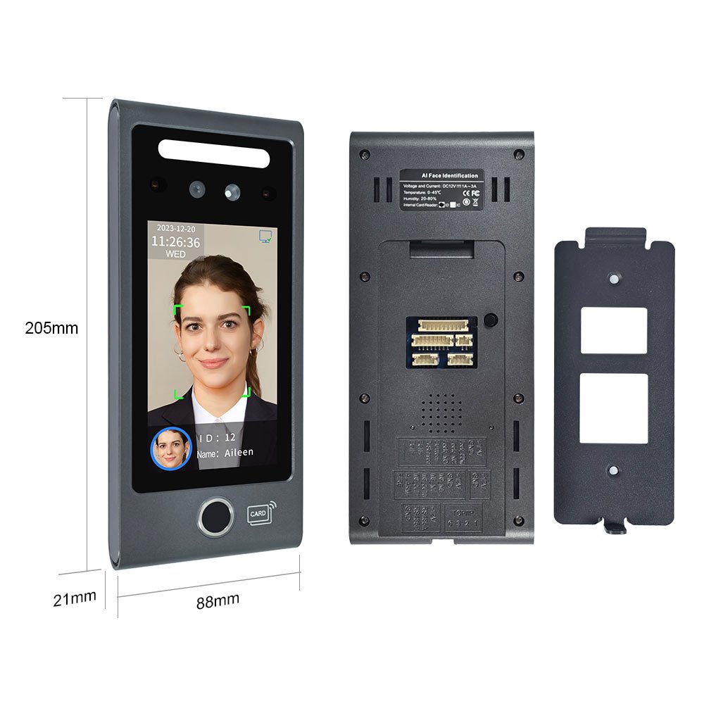 Cloud Base Biometric Fingerprint Employee Attendance Machine Face Recognition Access Control System With Rest API