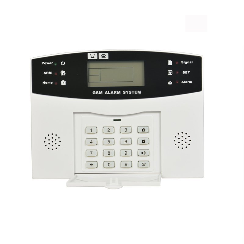 Wireless home burglar laser security gsm alarm system with LCD display and keypad
