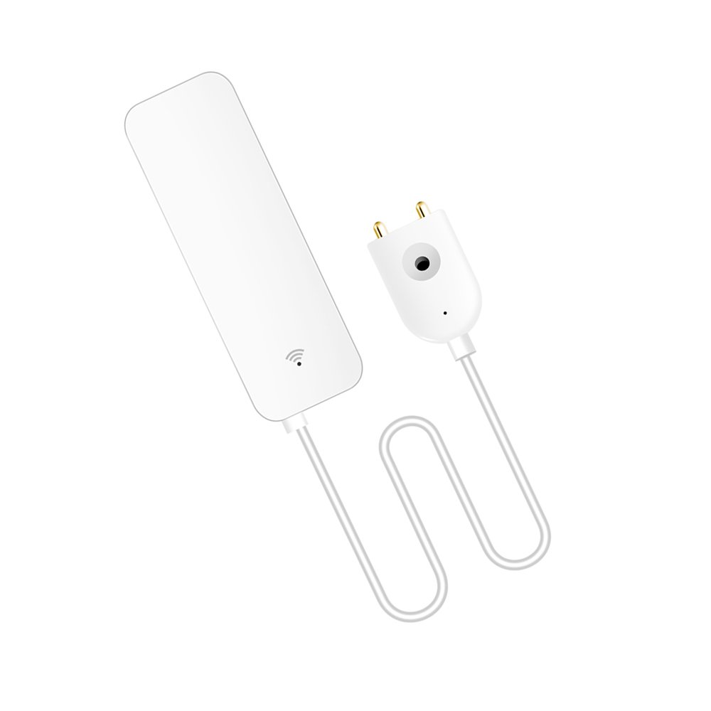 Tuya Zigbee Water Leakage Alarm Water Leak Sensor Detector Flood Alert Overflow Security Alarm System Works With Zigbee