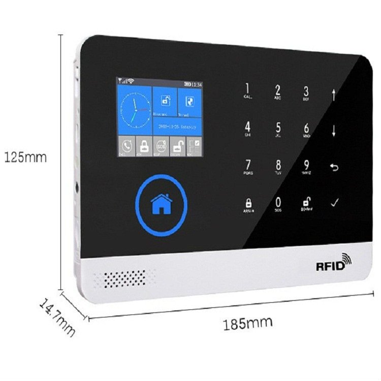 GSM WiFi Alarm System Tuya SmartLife APP Control for Home Security Alarm PIR Sensor Support Alexa & Google Assistant