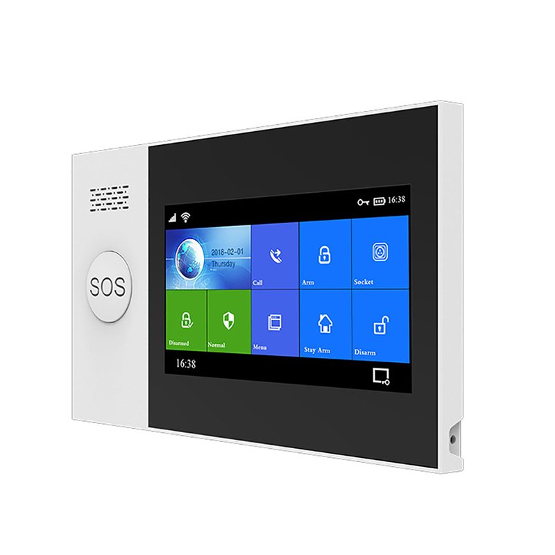Fingerprint Wireless Tuya Smart Alarm System 24 hours Day and Night safety Monitor Smart Home Alarm