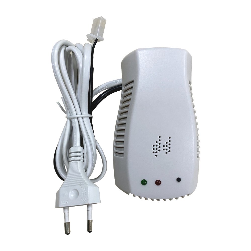 Home Safety Alarm System Combustible Gas Leak Sensor Alarm Detector Methane Propane Gas Detector Connect with Gas Solenoid Valve