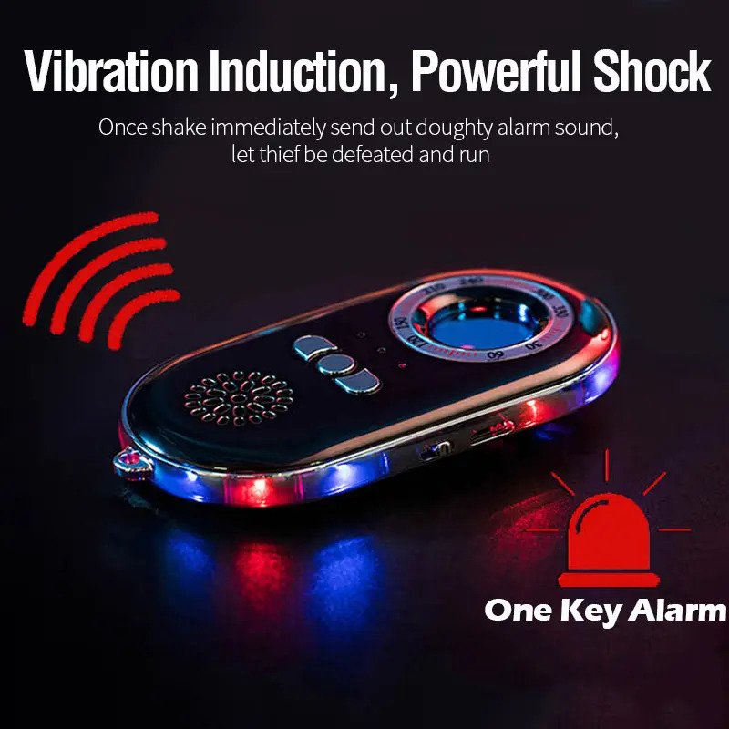 K98 mini Detector Portable Wireless Vibration Alarm Small Camera Detector Bug Signal Detector Finder