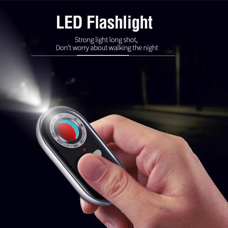 K98 mini Detector Portable Wireless Vibration Alarm Small Camera Detector Bug Signal Detector Finder