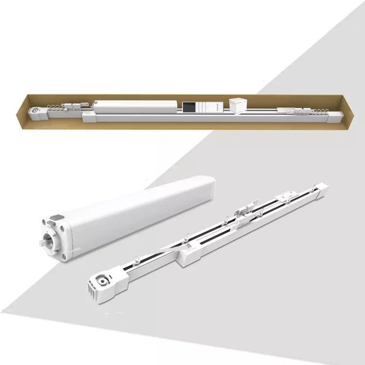 2024 zigbee smart curtain remote control system kit including Retractable rail for home automation with smart life APP