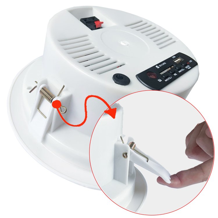 Wired Sound Alarm Strobe Light Siren Home Pir Motion Sensor With Audio Player System