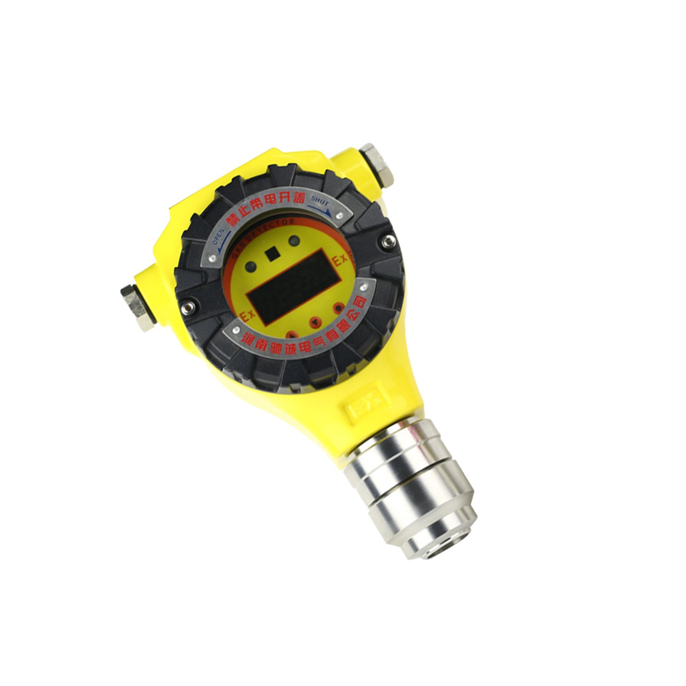 Lcd Display Digital Explosionproof Fixed Gas Detecting Transmitter With Rs485 Isolated Signal