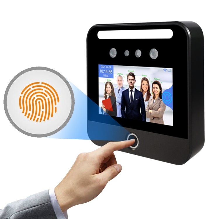 4G WiFi time keeping fingerprint time clock sim card biometric attendance machine