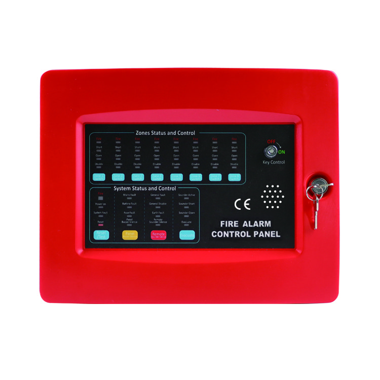 Top Sale 1/2/4/8 Zone 24V Conventional Fire Alarm Control Panel For Alarm System