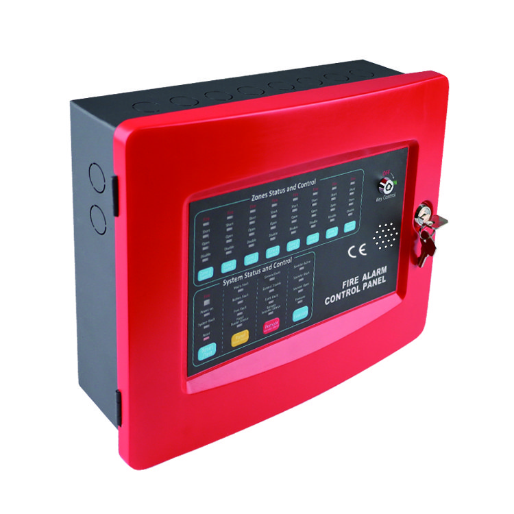 Top Sale 1/2/4/8 Zone 24V Conventional Fire Alarm Control Panel For Alarm System