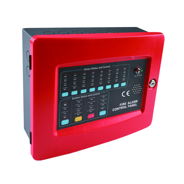 Top Sale 1/2/4/8 Zone 24V Conventional Fire Alarm Control Panel For Alarm System
