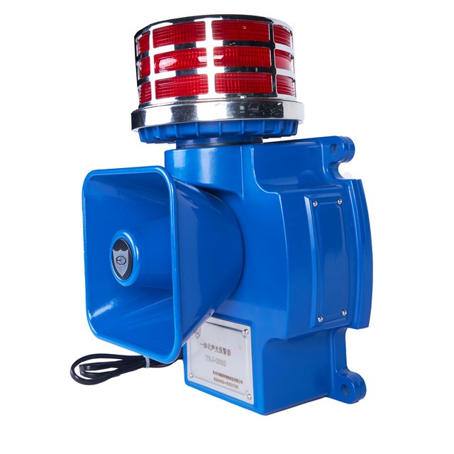 Intelligent audible and visual alarm Blue alarm Crane Warning Alarm System high-powered