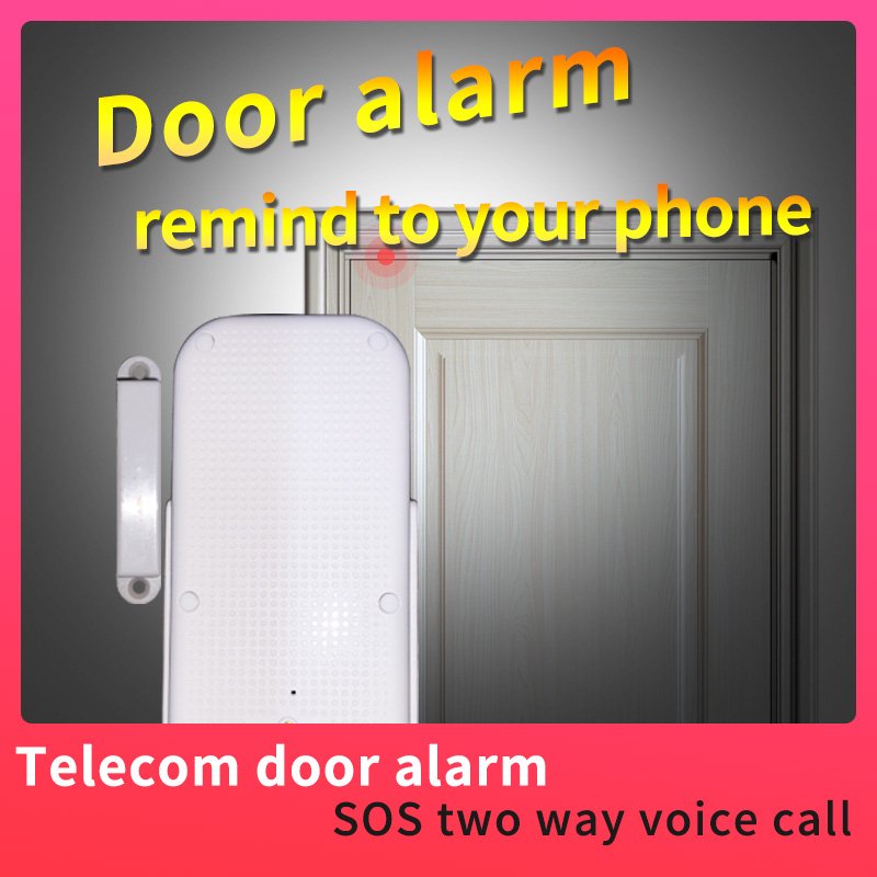 Portable Smart Home Security Alarm System, Anti-Theft GSM Magnetic Door Sensor Alarm,Universal Mini Wireless Home GPS Door Alarm