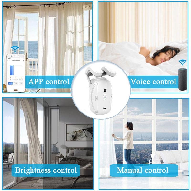 Smart Automatic Motor Curtain Opener Remote Control Curtain with App control
