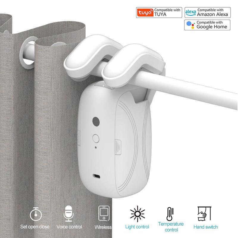 Smart Automatic Motor Curtain Opener Remote Control Curtain with App control