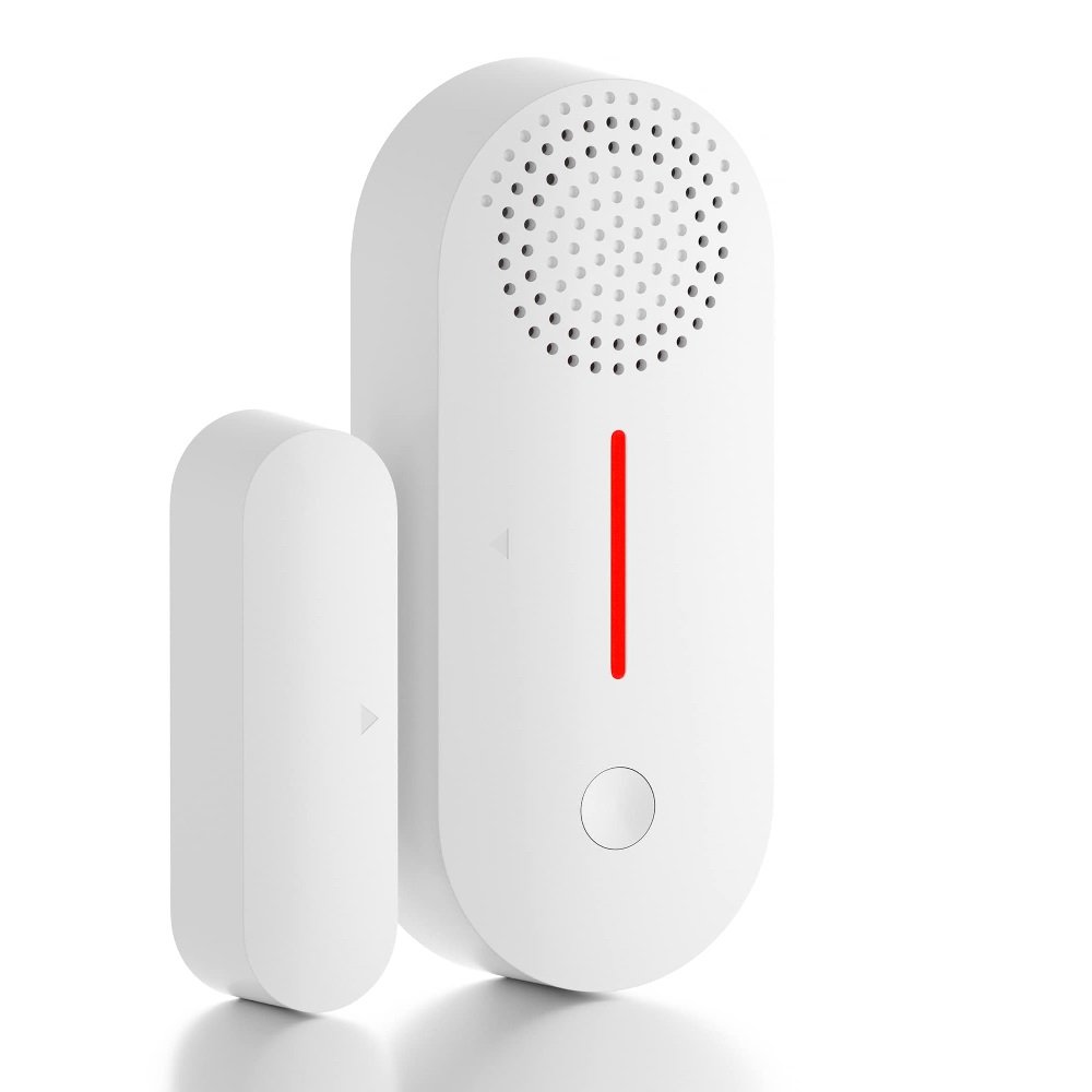 120dB Wifi Tuya Door Window Sensor Alarm for Kids Safety Window Door Alarms When Opened Compatible with Alexa Google Assistant