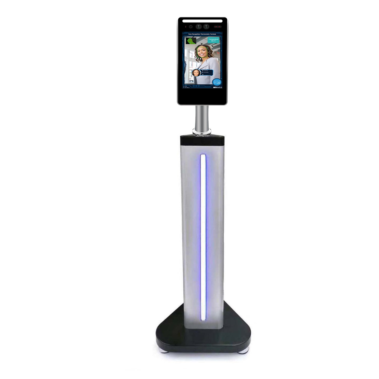 8 inch facial recognition access control card reader with biometric and face smart face id built-in wifi 4g face