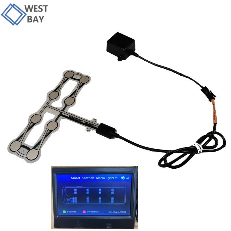 Westbay 4G Wireless Easy Replacement School Bus Truck Van Car Safety Seat Belt Alarm Alert Sensor Seat Occupancy Pressure Sensor