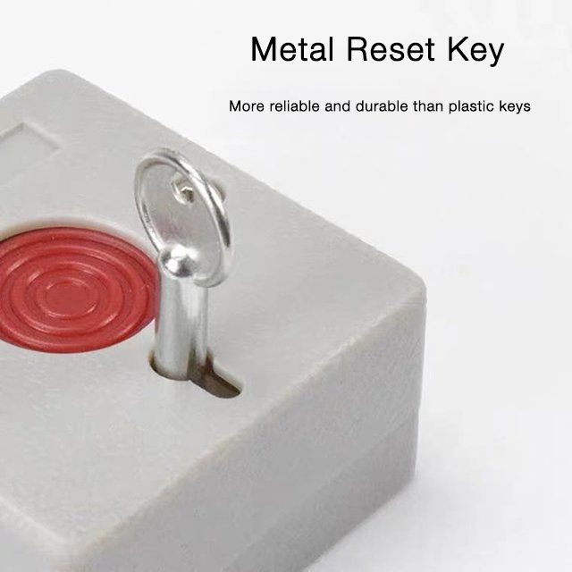 Cheap 12V 24V Emergency Button ABS Plastic Key Reset Wired Emergency Panic Alarm Button For Security System