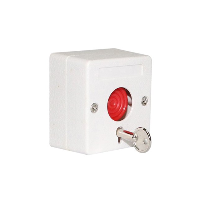 Cheap 12V 24V Emergency Button ABS Plastic Key Reset Wired Emergency Panic Alarm Button For Security System