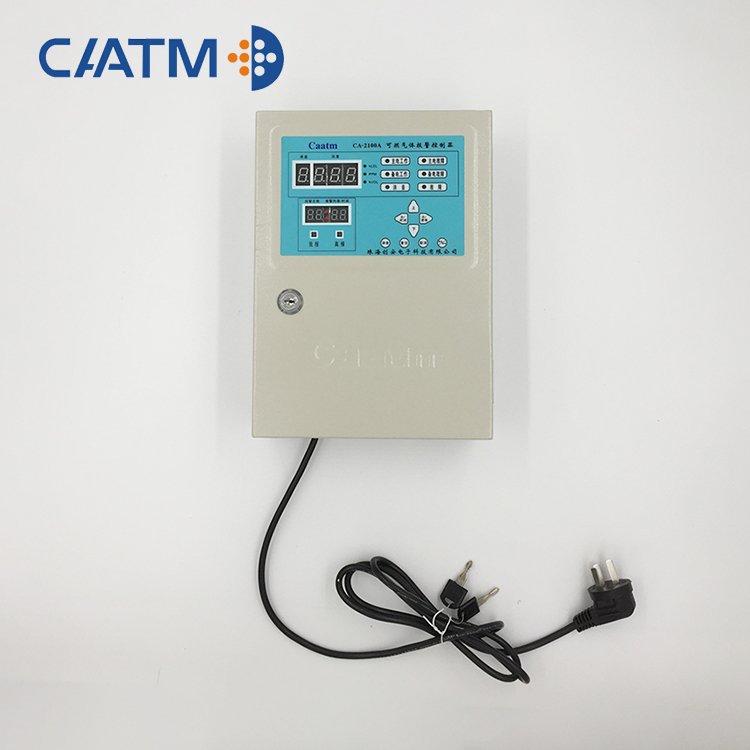 CAATM CA-2100A 4 channels Quick response Remote Control Industrial Quality Bus Transmission Wall-mounted gas alarm controller