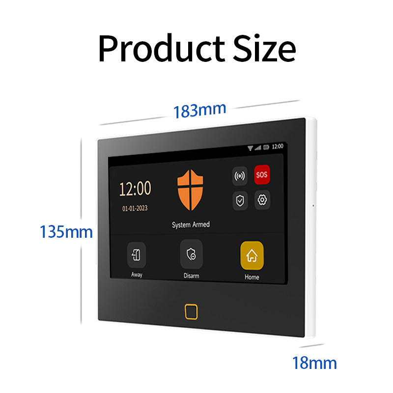 Home security products wireless wifi gsm 4g home anti-theft security alarm system