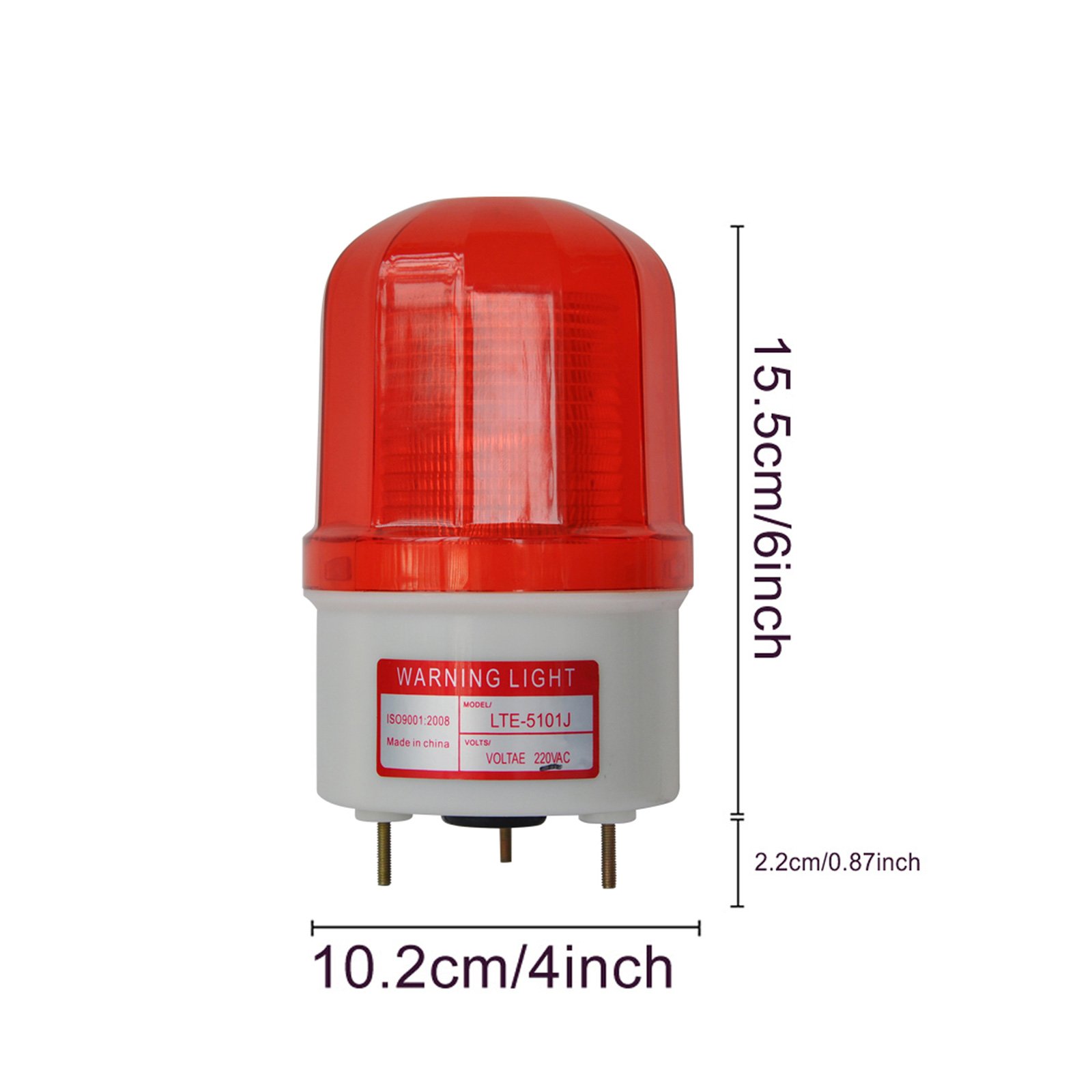 LTE-5101J LED Strobe Warning Light IP54 Magnetic Beacon for Car Truck Bus 90dB Sound Alert Emergency Flash Lights Alarm Systems