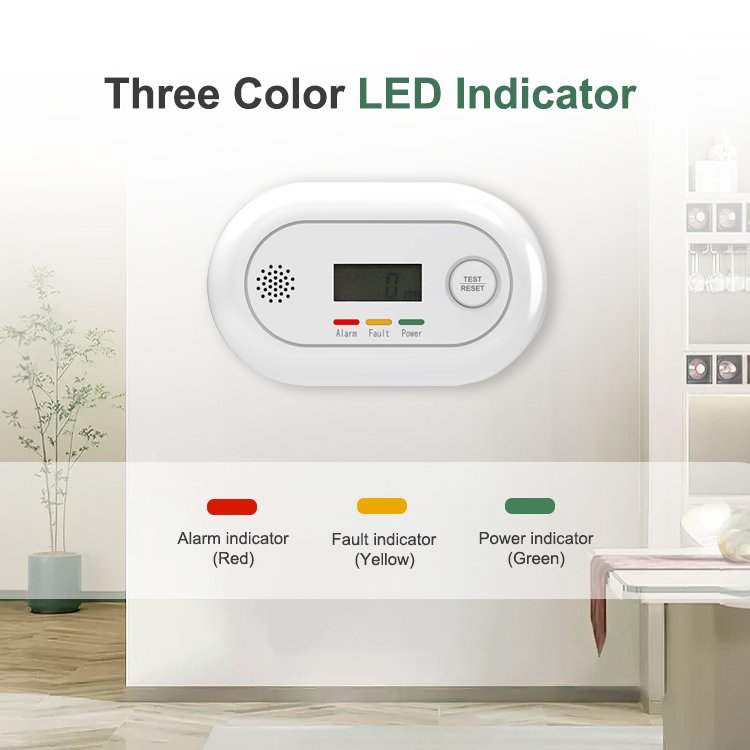 Profession Home Safety CO Carbon Monoxide Poisoning Warning Alarm Detector LCD Displayer Kitchen alarm system
