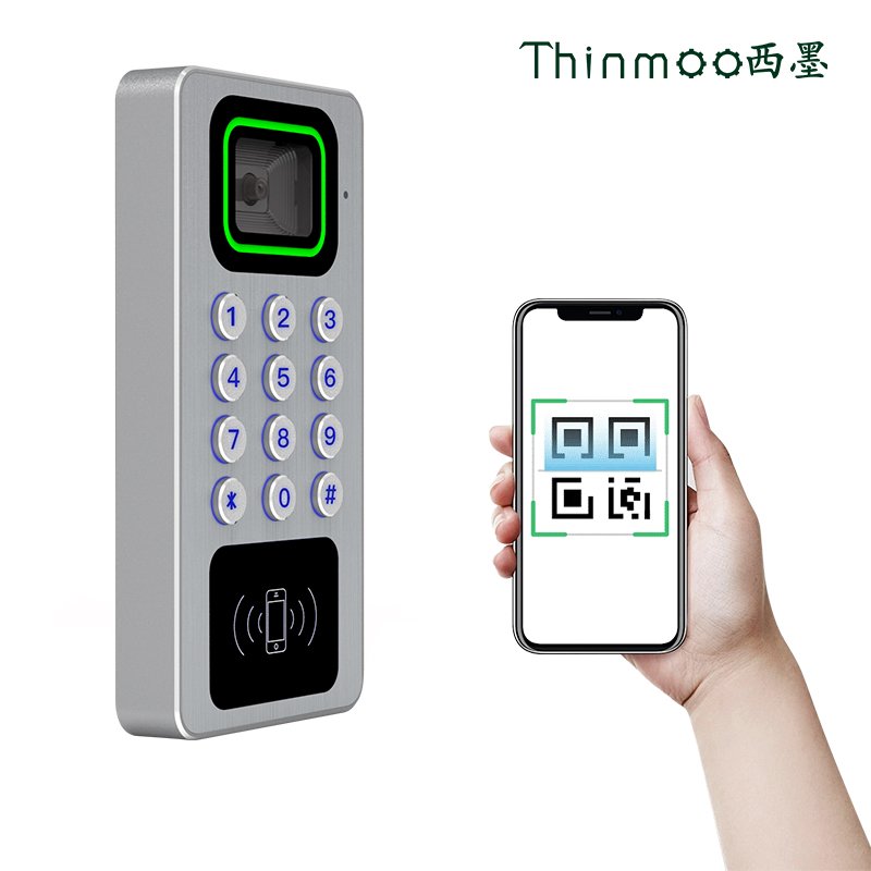 Thinmoo Metal Waterproof smart QR code access control remotely controlled APP access control system with free software program