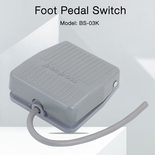 High Quality Plastic Foot Pedal Switch Alarm Emergency Panic Button Alarm Button for Alarm System