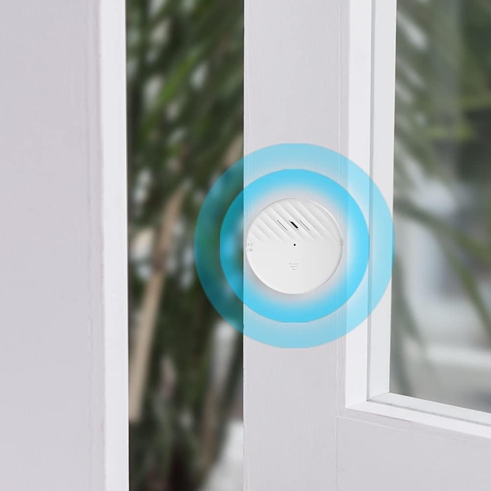 Best-Selling eMylo Wireless Window Vibration Motion Sensor Innovative Alarm System with Vibrating Alert Feature