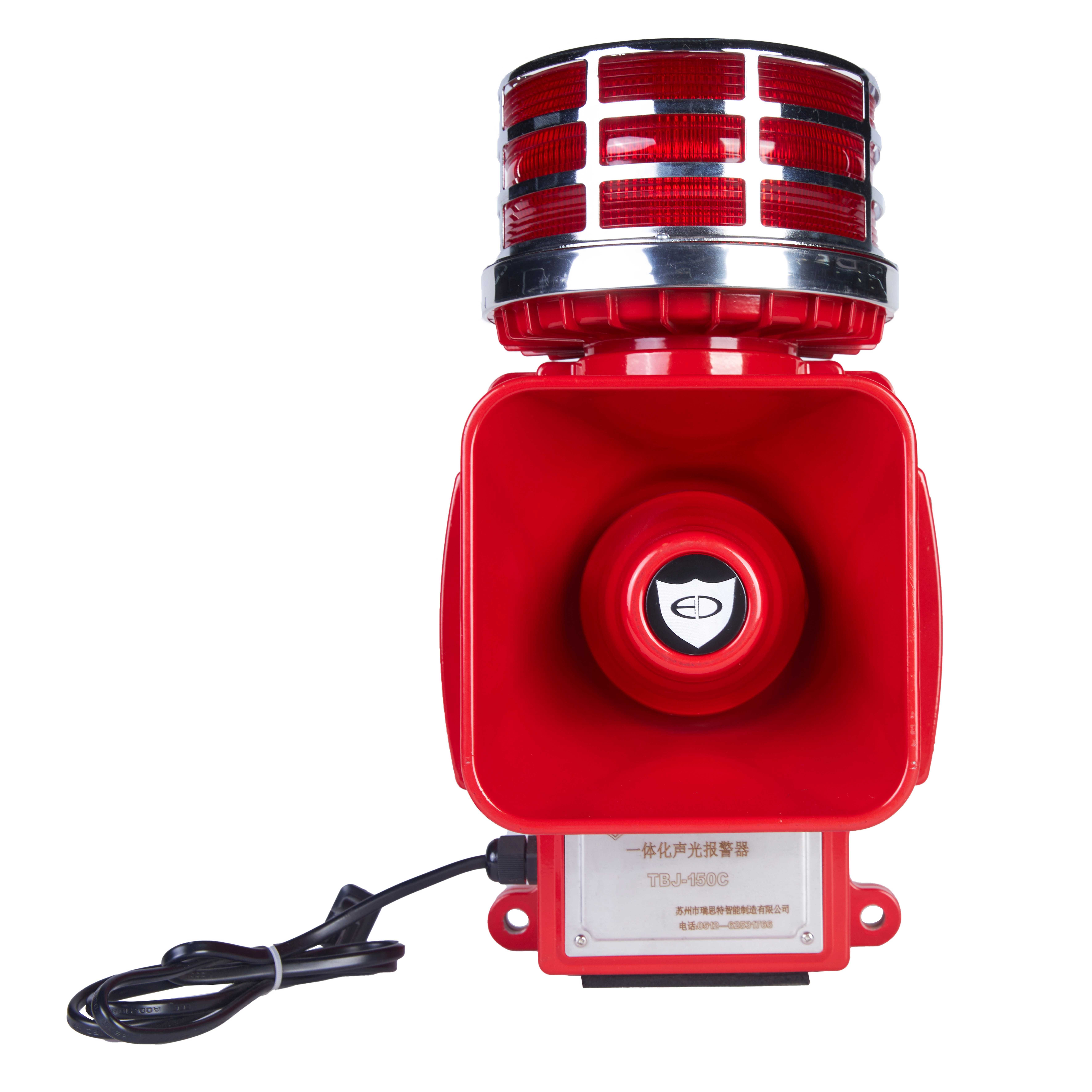 Industrial High Quality Waterproof Audible Visual Alarm Sounder led alarm sounder flashing light sound and light siren
