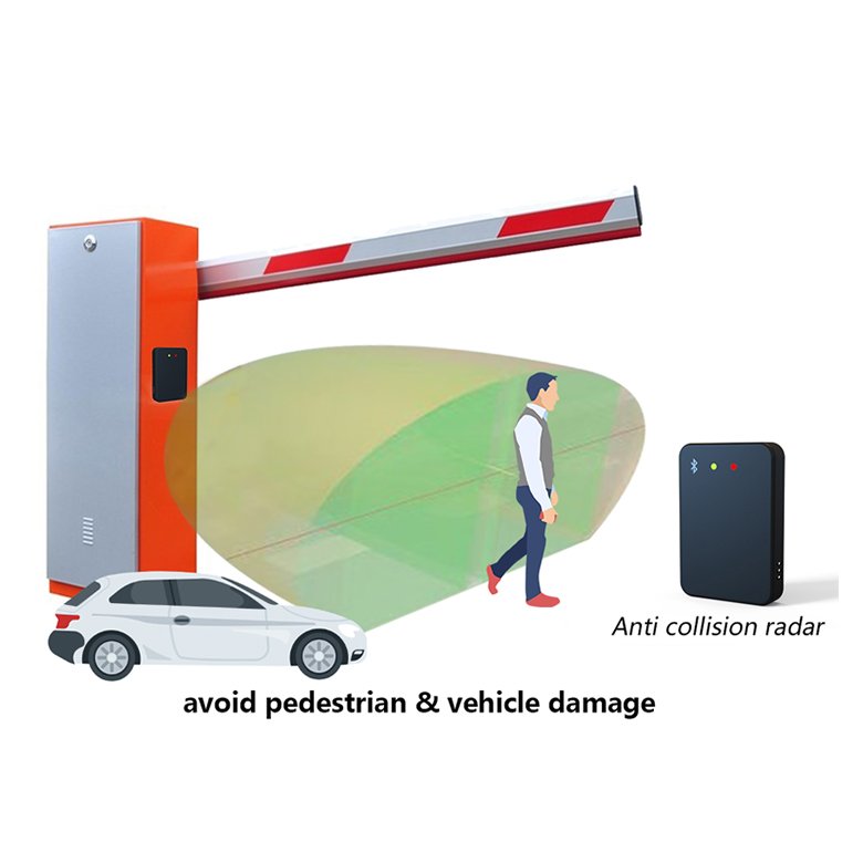 New Auto Boom Barrier Gate Access Control System Vehicle Detection Radar Sensor