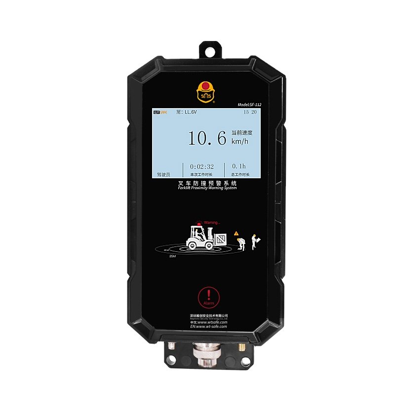 Industrial vehicle operation truck safety device forklift anti collision warning system with uwb tag