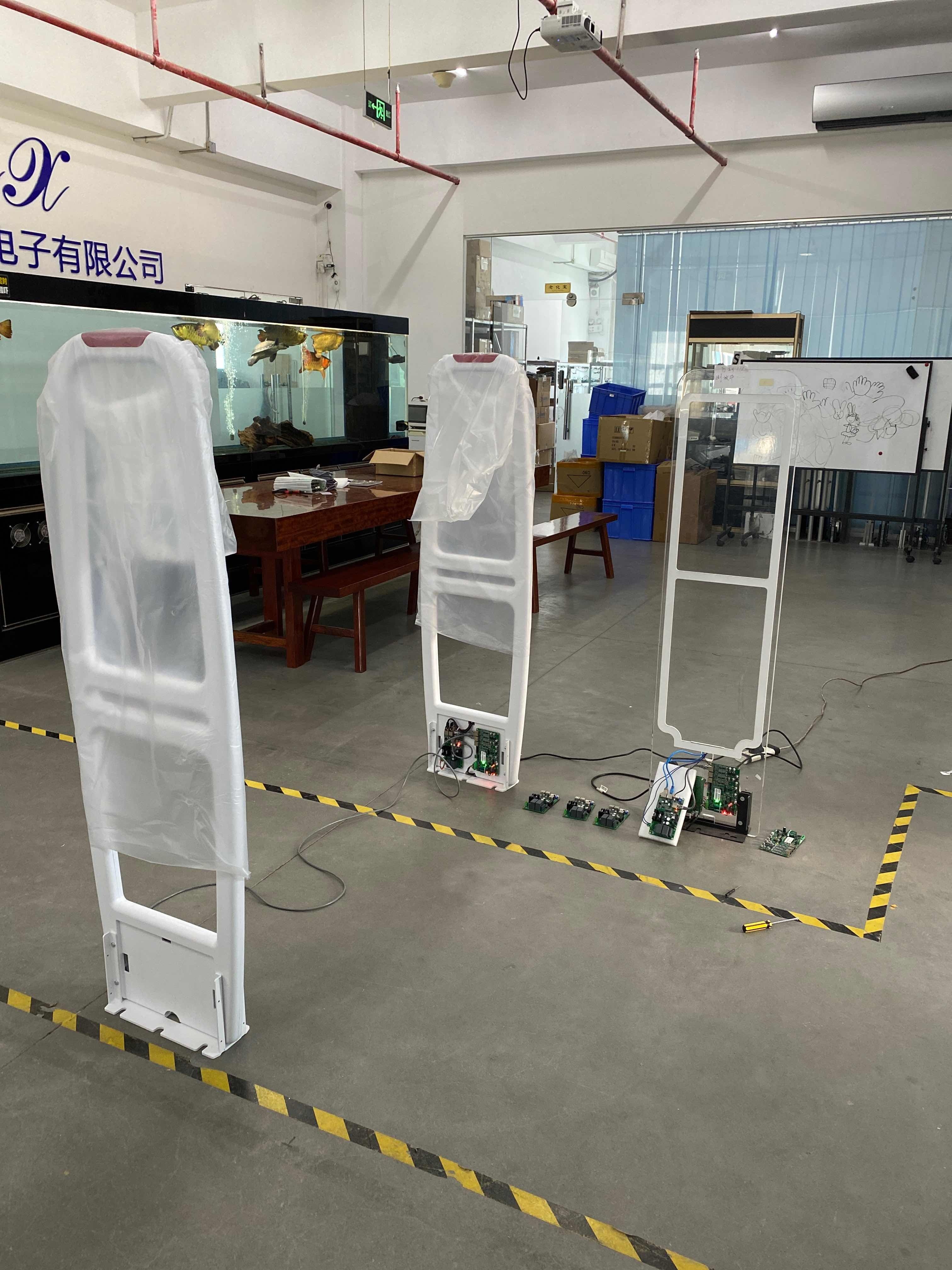 EAS SYSTEM SECURITY EAS AM 58KHz Anti-theft System Remote Control ABS EAS AM Dual Antenna Gate System HAX8736WD