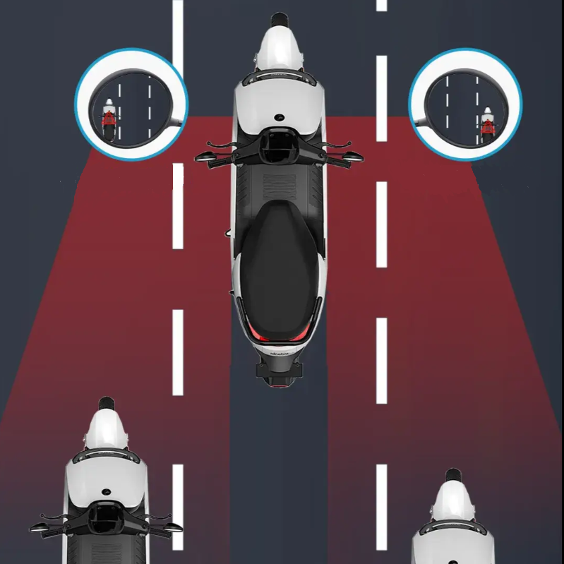 Smart Detection Radar Motorcycle BSD Blind Spot Detection System LCA Alarm Driving Safety Solution for cart motorcycle Forklift