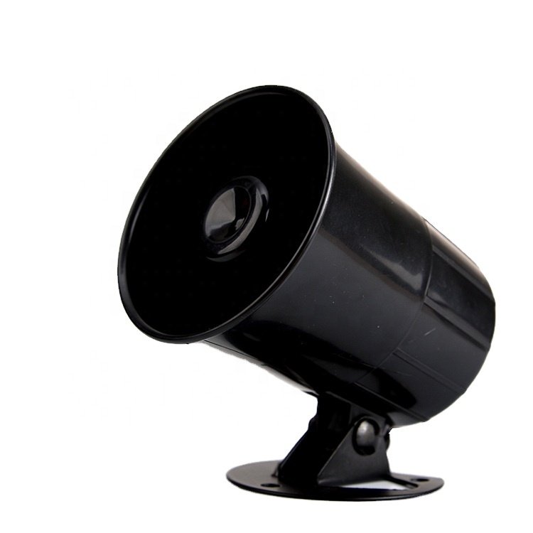 Horn Alarm Siren, 12V 115db Wired 1 Tone Standalone Loud Burglar Alarm Speaker System Indoor/Outdoor Siren for Home Office Shop