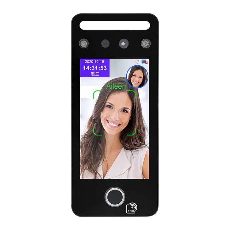 RS485 Door Clock Biometric Time Attendance Model Access Control Facial Recognition Wifi System