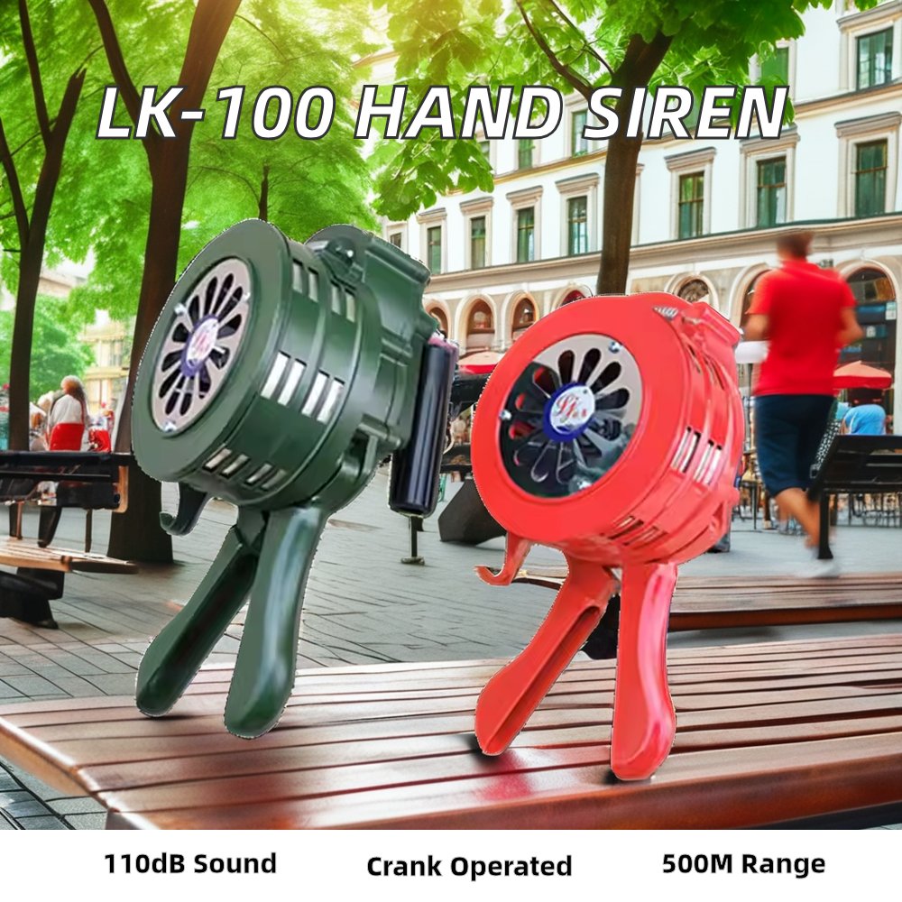 Durable 110dB Indoor Loud Siren ABS Plastic Wired Alarm Horn for Home Security & Fire Battery Powered Personal Alarm System