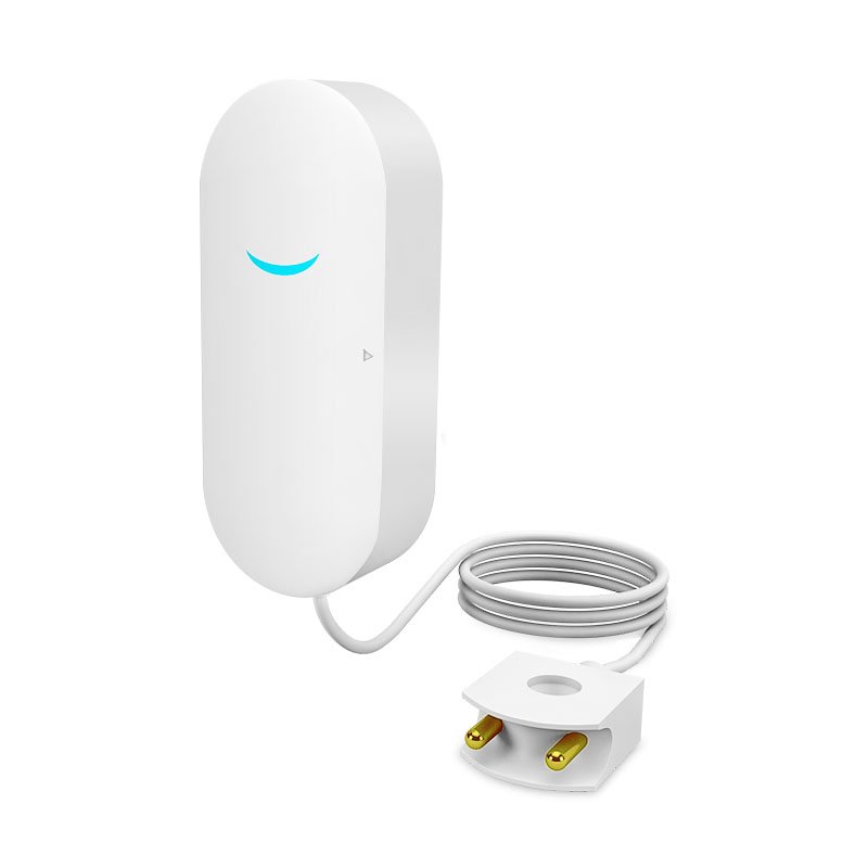 Tuya WiFi Flooding Water Level Alarm System Smart Water Tank Level Sensor for Home Kitchen Toilet Floor Detector