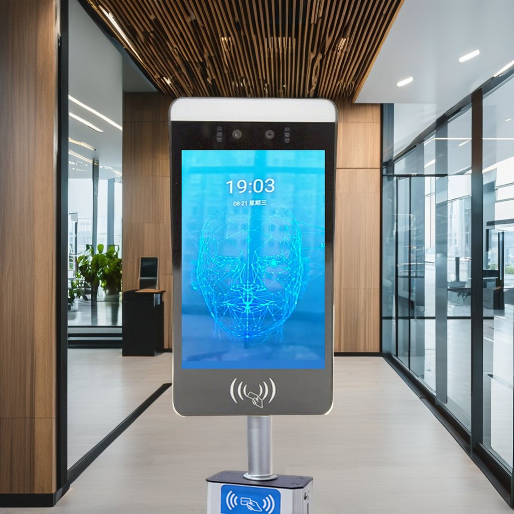AI-Powered 3D Face Recognition Reader with Night Vision Wide Dynamic IR Camera Free SDK API for Security System WiFi/IP Network