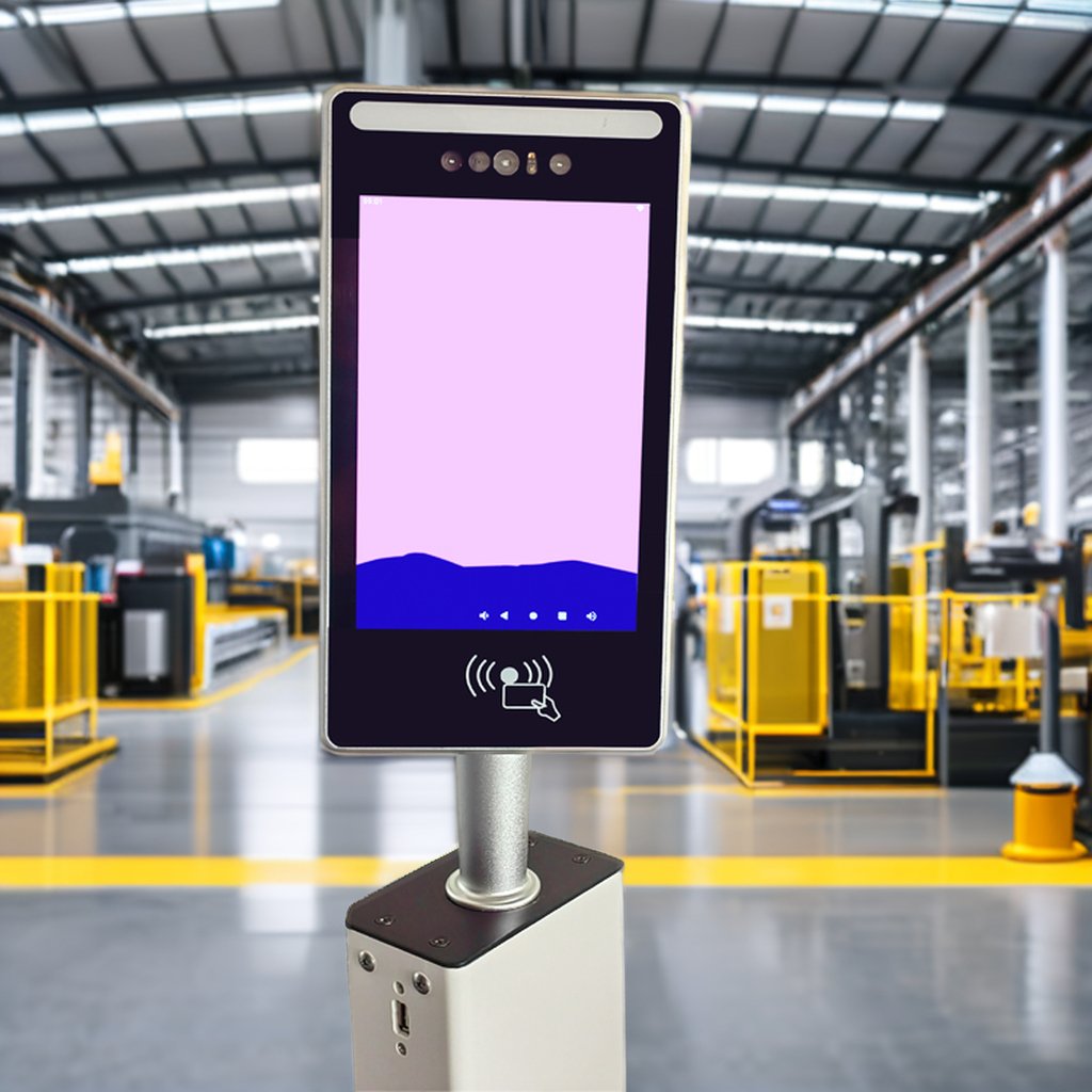 AI-Powered 3D Face Recognition Reader with Night Vision Wide Dynamic IR Camera Free SDK API for Security System WiFi/IP Network