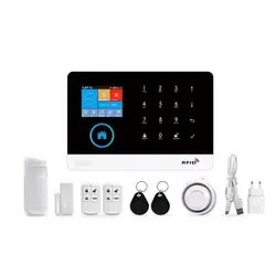 2023 New Arriving 24 hours smart home alarm system control panel for home security work together with Smart Life app
