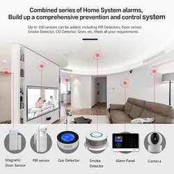 2023 New Arriving 24 hours smart home alarm system control panel for home security work together with Smart Life app